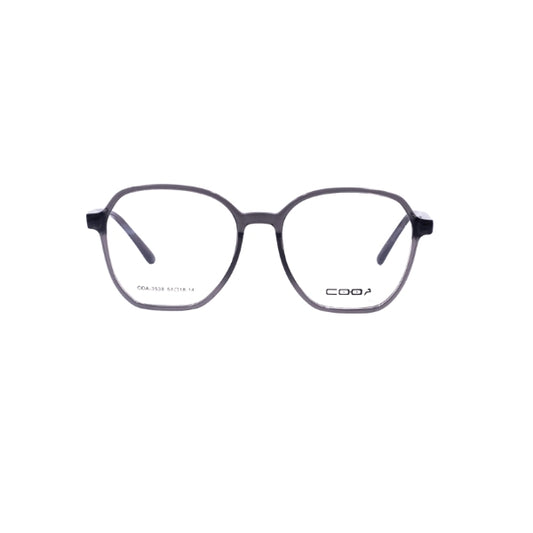 LENTE OFTALMICO ACETATO  DEGRADADO GRIS SEMI OCTAGONAL